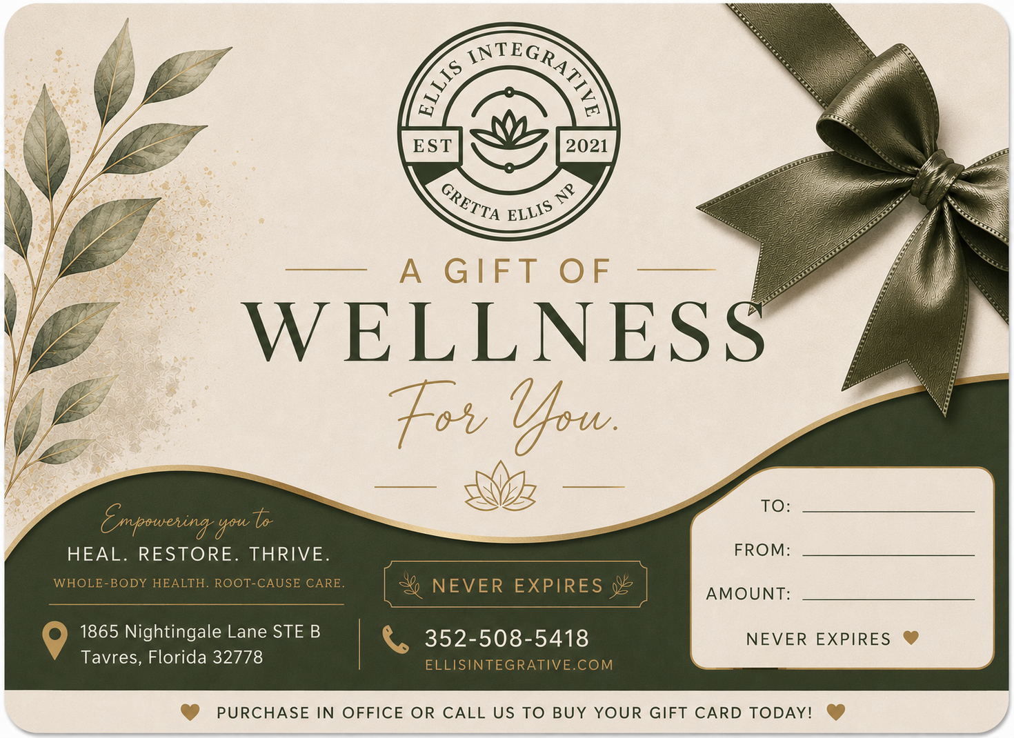 Ellis Integrative Gift Card