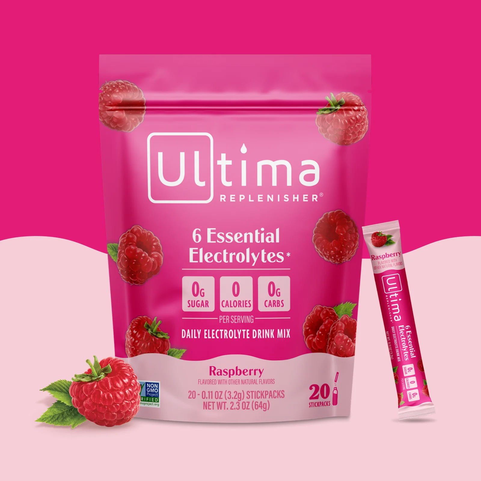 Raspberry Stickpacks 20 Servings