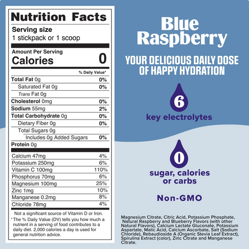 Blue Raspberry Canister 30 Serving