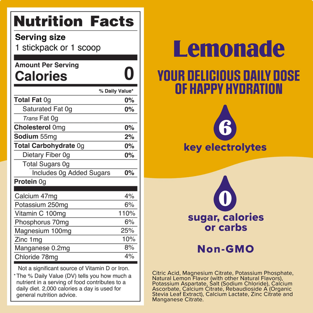 Lemonade Stickpack 20 Servings